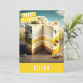 国素朴側誕生日カード シーズンカード (スタンド正面)