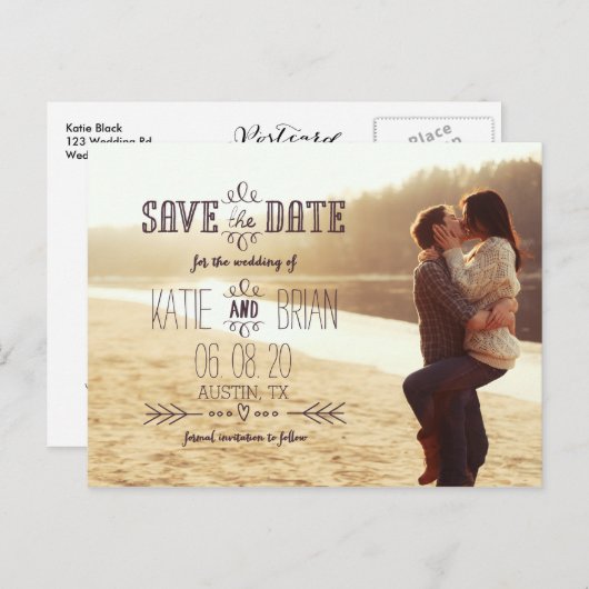 国素朴写真はがきを保存 案内ポストカード (正面/裏面)