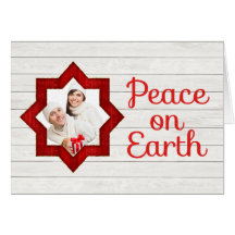 国素朴写真クリスマスカード