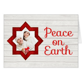 国素朴写真クリスマスカード