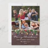 国素朴写真コラージュ シーズンカード (正面)