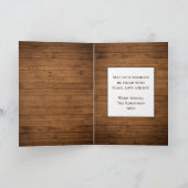 国素朴写真スタイリッシュウッドプランクプリント シーズンカード (内部)