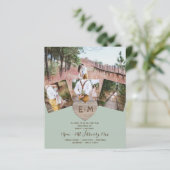 国素朴写真彫刻ハートモノグラム結婚ズ (スタンド正面)