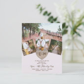 国素朴写真彫刻ハートモノグラム結婚ズ (スタンド正面)