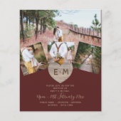 国素朴写真彫刻ハートモノグラム結婚ズ (正面)