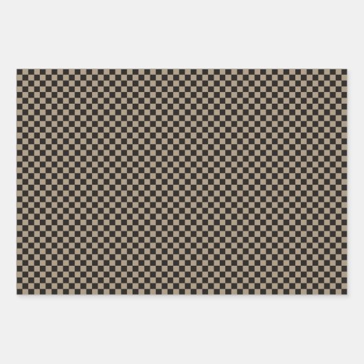 国素朴初期の小切手ギフト包装セット ラッピングペーパーシート (正面)