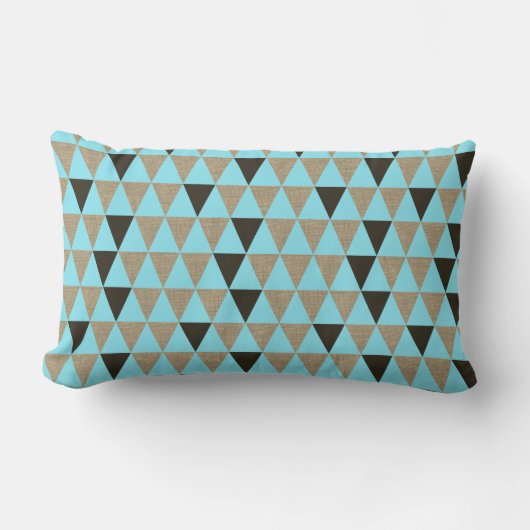 国素朴南西部とモノグラム ランバークッション (正面)