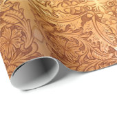 国素朴南西部スタイル西部皮革 ラッピングペーパー (ロールコーナー)