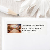 国素朴名の木橋 ラベル (インサイチュ)