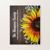 国素朴名ひまわり姓 ジグソーパズル (縦)