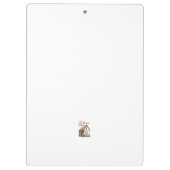 国素朴営パーソナライズされた業 クリップボード (裏面)