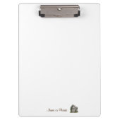 国素朴営パーソナライズされた業 クリップボード (正面)