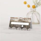 国素朴婚式 | 灯列結婚 プレイスカード (正面)