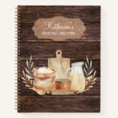 国素朴家お気に入りのベーキングレシピ本 ノートブック (正面)