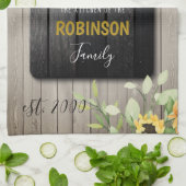 国素朴家単品名パーソナライズされた称 キッチンタオル (折り畳み)