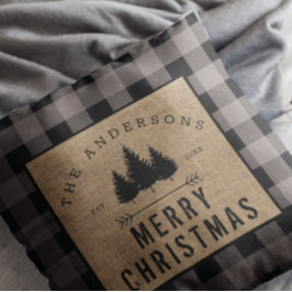 国素朴家名目出度いクリスマスの祈り クッション