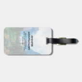 国素朴山の自然シーン写真 ラゲッジタグ (裏面横)