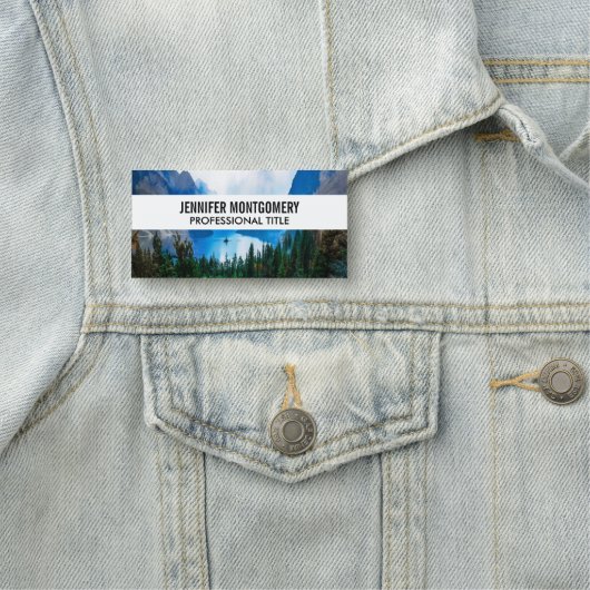 国素朴山の自然シーン写真 名札 (インサイチュ)