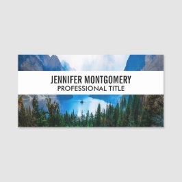 国素朴山の自然シーン写真 名札