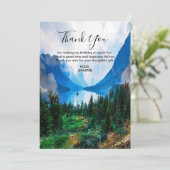 国素朴山景勝自然ありがとう サンキューカード (スタンド正面)