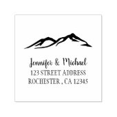 国素朴山結婚の新郎新婦 セルフインキングスタンプ (デザイン)