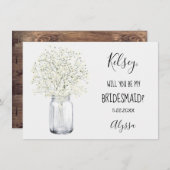 国素朴式ブライダルパーティ提案カード サンキューカード (正面/裏面)