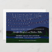 国素朴式結婚灯 招待状 (正面/裏面)