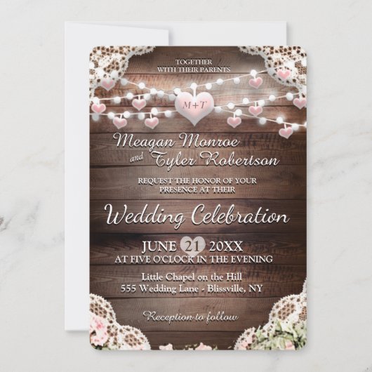 国素朴式 招待状 (正面)