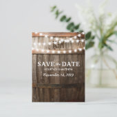 国素朴日付の保存 |光源の文字列 案内ポストカード (スタンド正面)