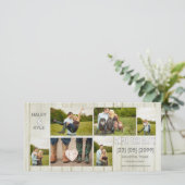 国素朴日付の写真カードを保存 セーブザデート (スタンド正面)