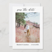 国素朴日付カードの保存 セーブザデート (正面)