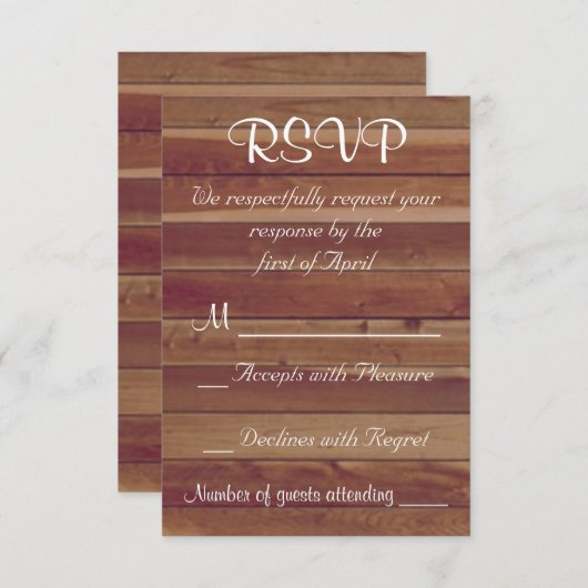 国素朴木造 招待状 (正面/裏面)