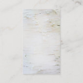 国素朴樺の木ツリーハート彫刻 名刺 (裏面)