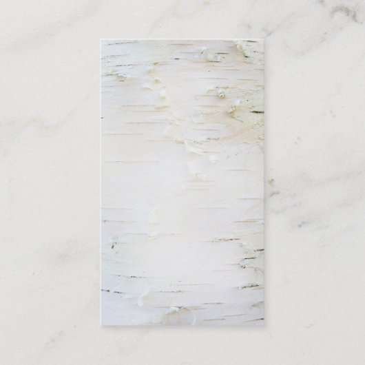 国素朴樺の木ツリーハート彫刻 名刺 (裏面)