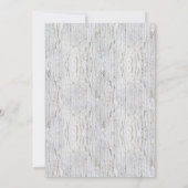 国素朴樺の木ツリーハート結婚式招待状 招待状 (裏面)