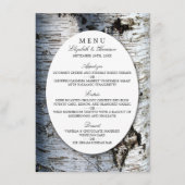 国素朴樺の木ツリー結婚のメニュー メニュー (正面)