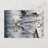 国素朴樺の木ツリー結婚の詳細挿入 エンクロージャーカード (裏面)