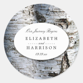 国素朴樺の木ツリ結婚ーズ ラウンドシール
