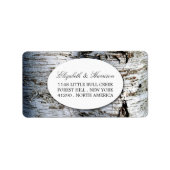 国素朴樺の木ツリ結婚ーズ ラベル (正面)