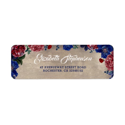 国素朴海軍とブルゴーニュフローラ ラベル (正面)