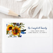 国素朴海軍ひまわりボウ ラベル (インサイチュ)