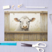 国素朴白牛デコページティッシュペーパー 薄葉紙 (クラフト)