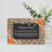 国素朴秋秋の結婚式詳細 エンクロージャーカード (スタンド正面)