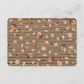 国素朴秋秋の結婚式詳細 エンクロージャーカード (裏面)