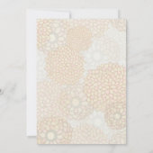 国素朴結婚フローラ 招待状 (裏面)