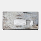 国素朴自然クラシック樺の木バーク写真 デスクマット (キーボード&マウス)