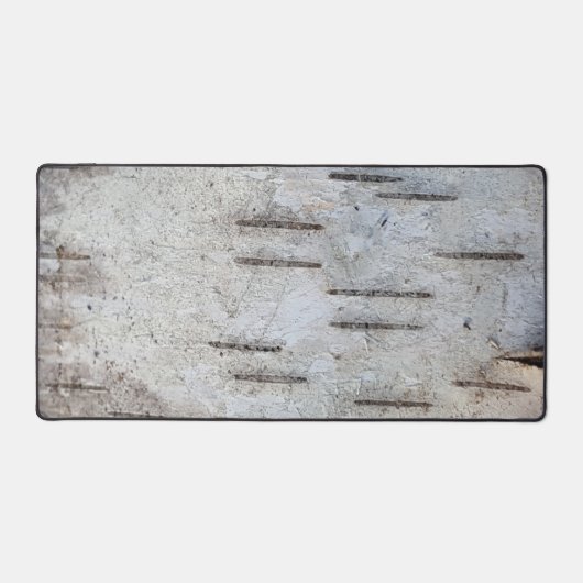 国素朴自然クラシック樺の木バーク写真 デスクマット (正面)