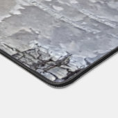 国素朴自然ホワイト樺の木バーク写真 デスクマット (コーナー)