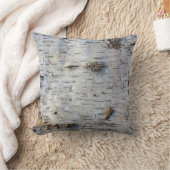 国素朴自然旧樺の木樹皮の写真 クッション (ブランケット)