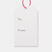 国素朴赤と白のプレイドCookieトレイ ギフトタグ (裏面)